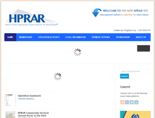 Tablet Screenshot of hprar.org